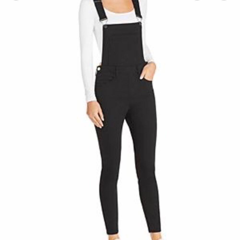 Blank NYC Black Overalls